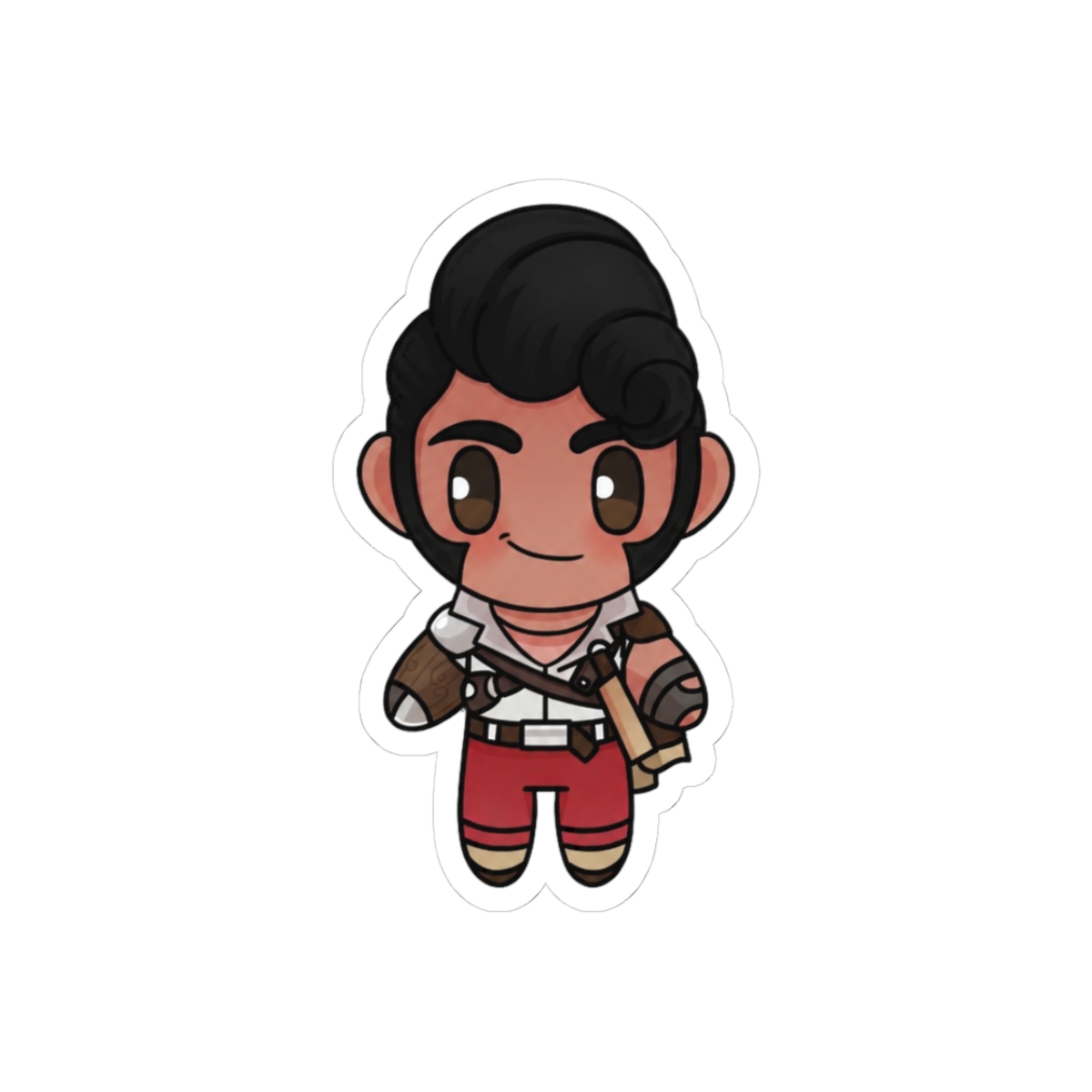Mini Shiv Sticker | Cute Edgy Vinyl Decal for Laptops