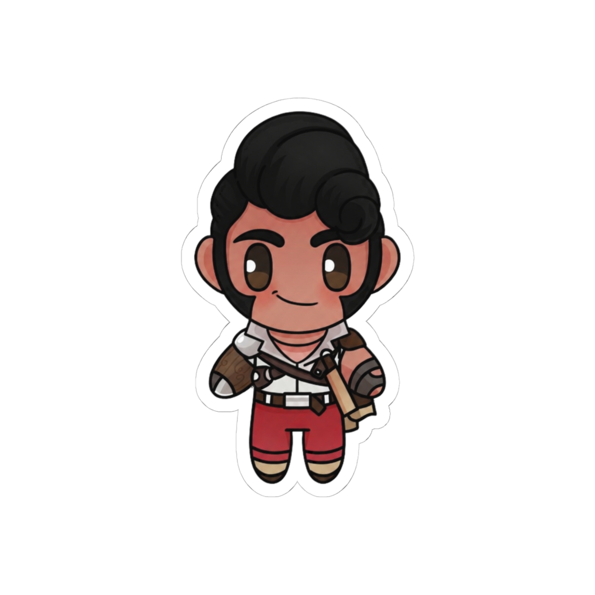 Mini Shiv Sticker | Cute Edgy Vinyl Decal for Laptops