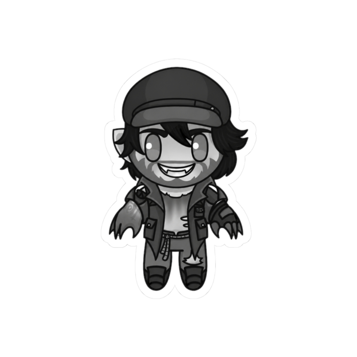 Cute Mini Drifter Sticker | Playful Vinyl Decal - alternate angle 3, merchandise