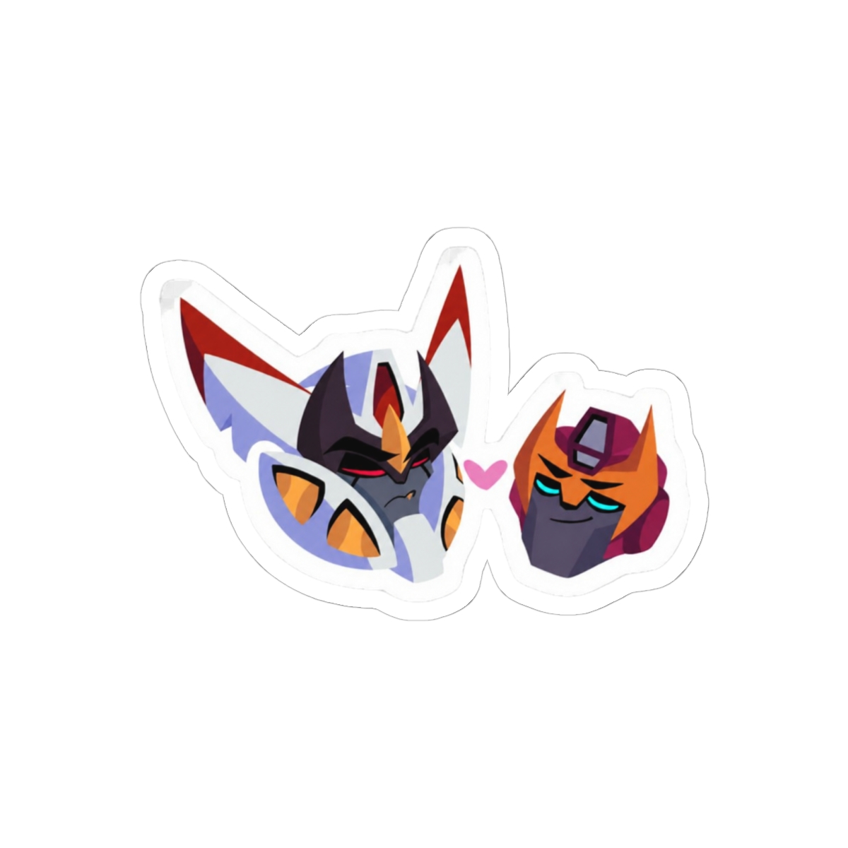 HotLock Fiery Whimsical Lock Sticker | Cute Bold Vinyl Decal
