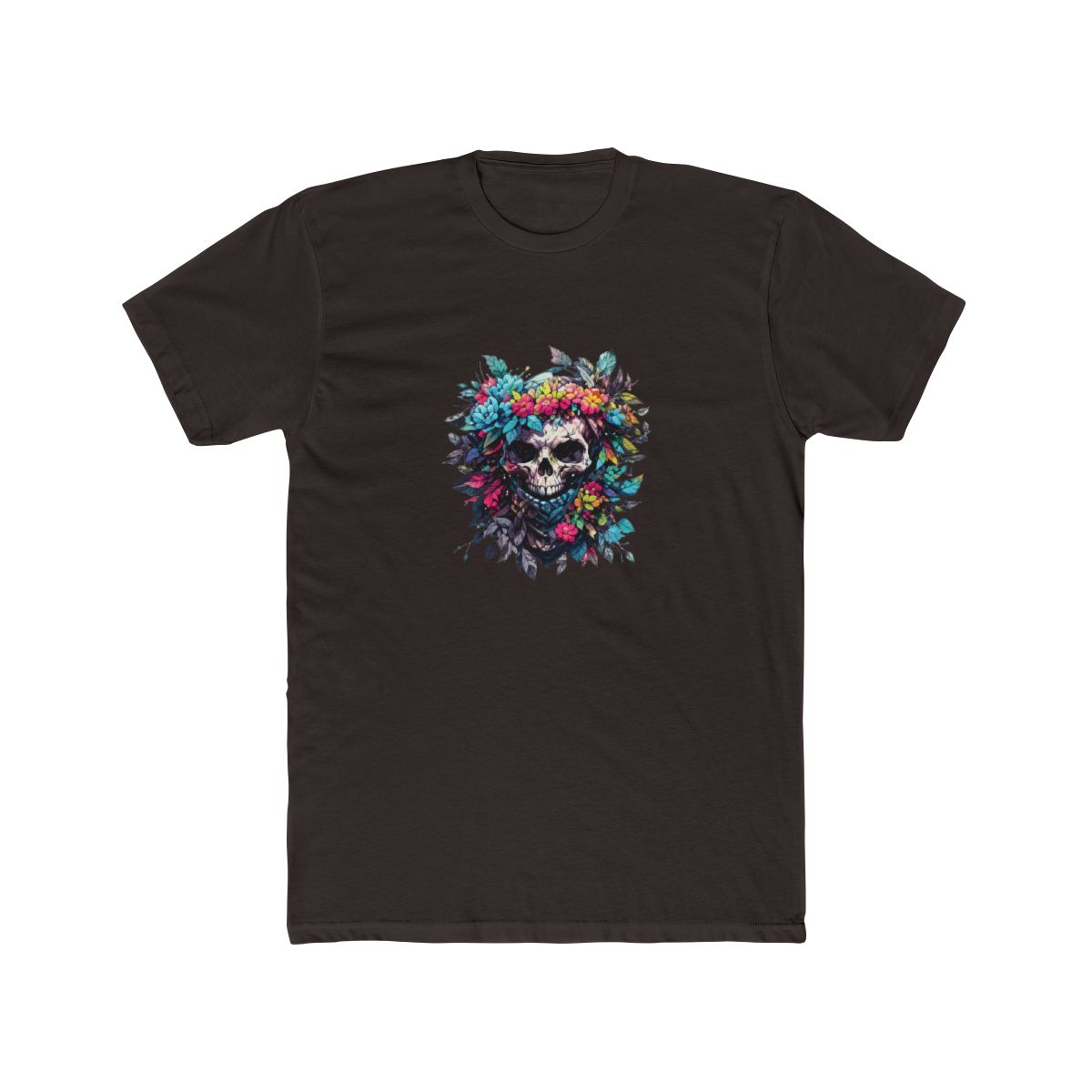 Totenkopf Skull Skeleton Bones T Shirt - Edgy Biker Gift - alternate angle 2, merchandise
