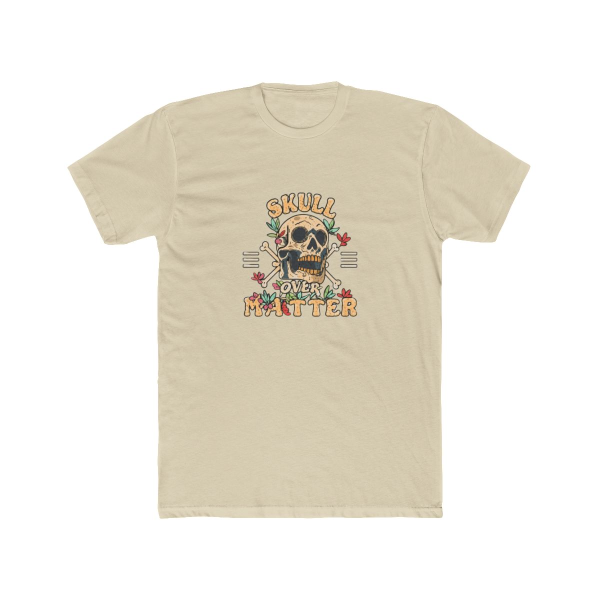 Totenkopf Skull German Quote V-Neck T Shirt - alternate angle 3, merchandise