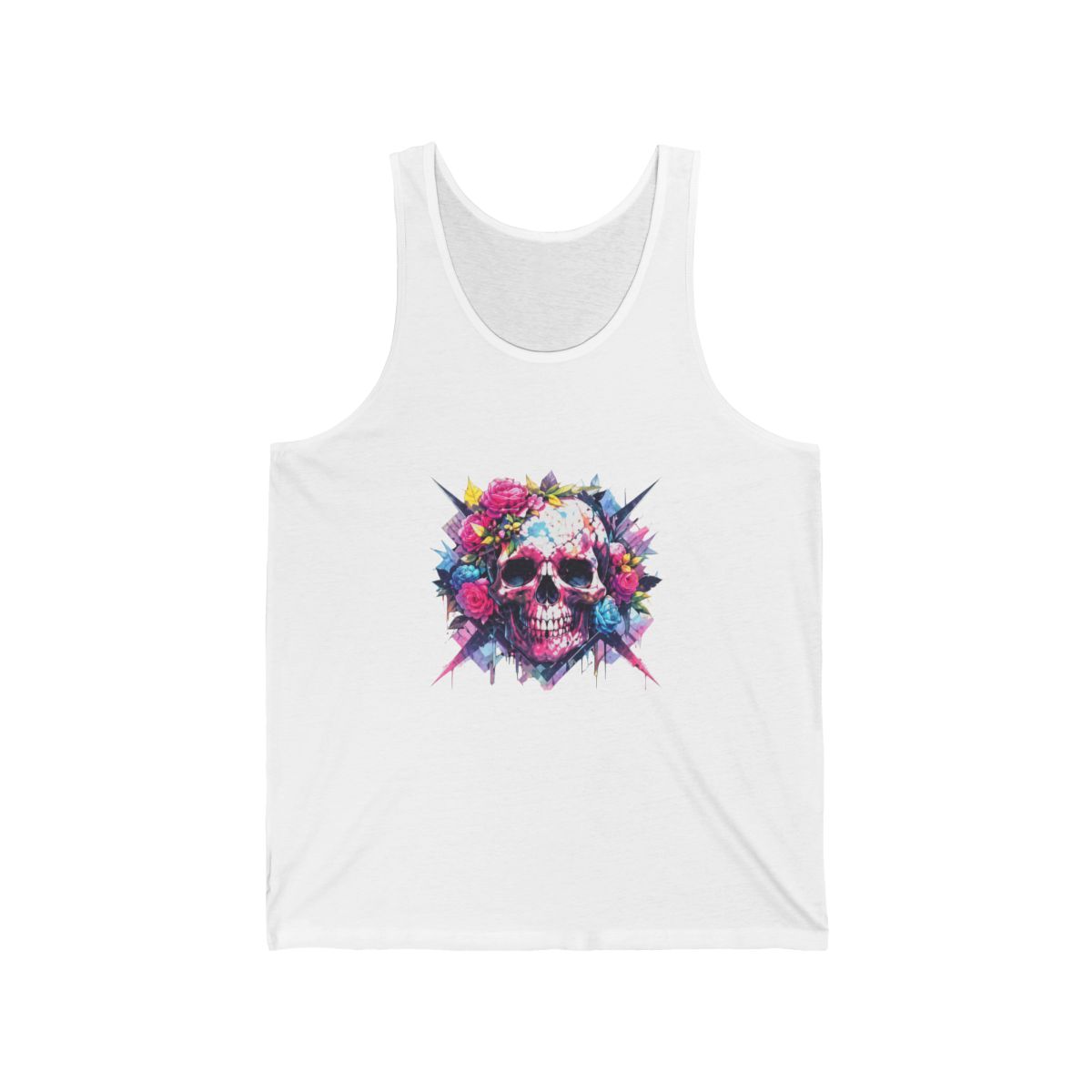 Totenkopf Skull Skeleton Flowy Tank Top - Gothic Punk Edge