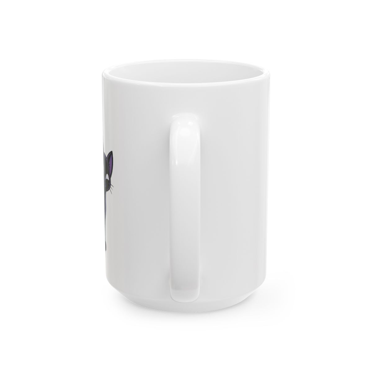 Quick View "Cat lady" Black Glossy Mug - alternate angle 5, merchandise