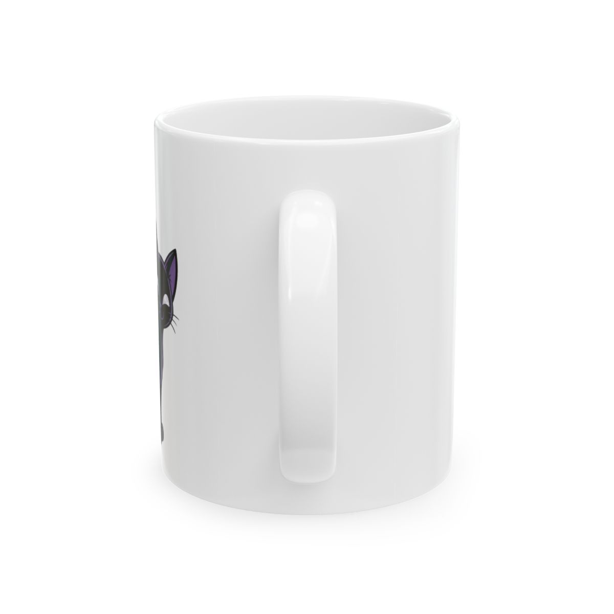 Quick View "Cat lady" Black Glossy Mug - alternate angle 2, merchandise