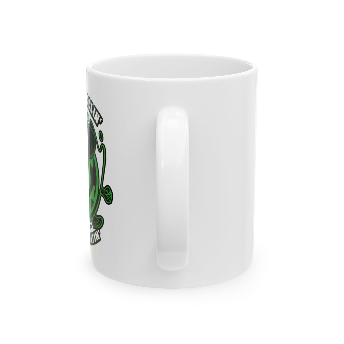 Quick View "They See Me Rollin" Black Glossy Mug - alternate angle 3, merchandise